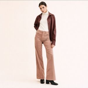 Good American Corduroy  GOOD SKATE Flax Pants Sz 4 OR 6  Inseam 33